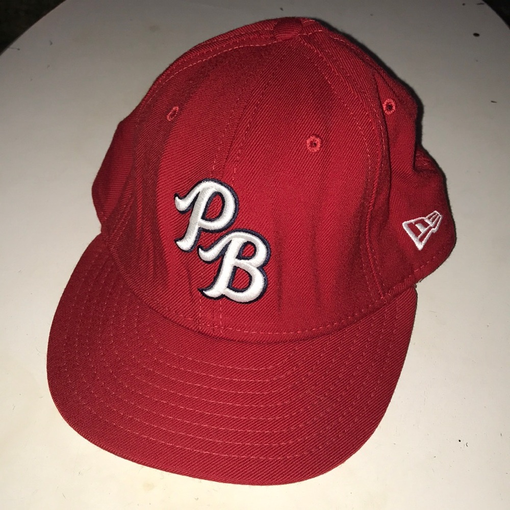 Palm Beach Cardinals New Era Red PB Embroidered Baseball Cap MiLB Hat 7 3/8